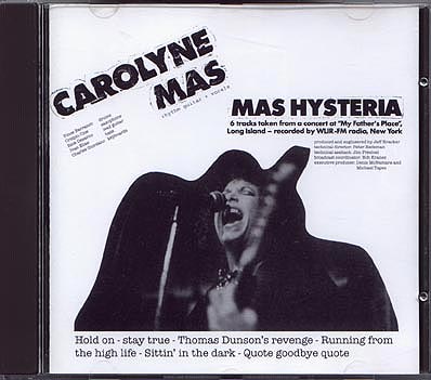 "Mas Hysteria" album on CD, Mercury and SPV Records, 1996. Cover from the record, designed to look like a bootleg album. Photo taken in Hamburg in 1979. "Mas Hysteria" album on CD, Mercury and SPV Records, 1996. Cover from the record, designed to look like a bootleg album. Photo taken in Hamburg in 1979.
