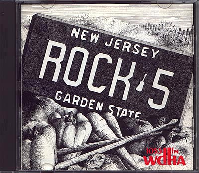 "New Jersey Rock 5" charity CD from WDHA-FM, circa 1987. Featuring Carolyne's song "Pretty Dancer." Cover artwork by Eileen Ciavarella. "New Jersey Rock 5" charity CD from WDHA-FM, circa 1987. Featuring Carolyne's song "Pretty Dancer." Cover artwork by Eileen Ciavarella.