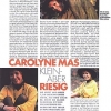 "Carolyne Mas Small But Great," in the German edition of the fashion magazine ELLE! (June 1991.)